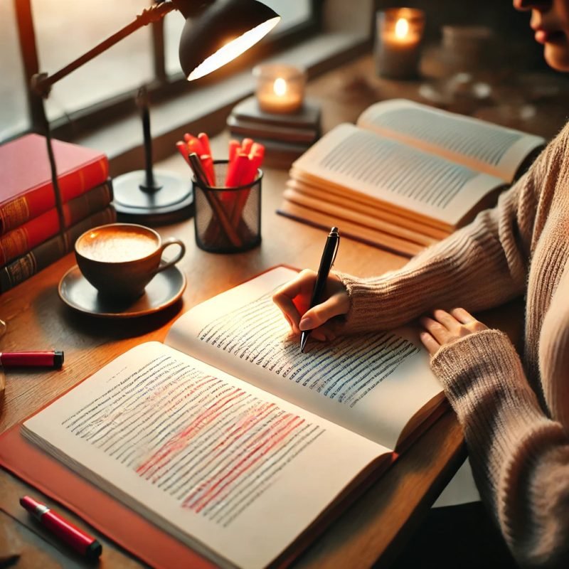Ensuring manuscripts are error-free and polished for the next stage.